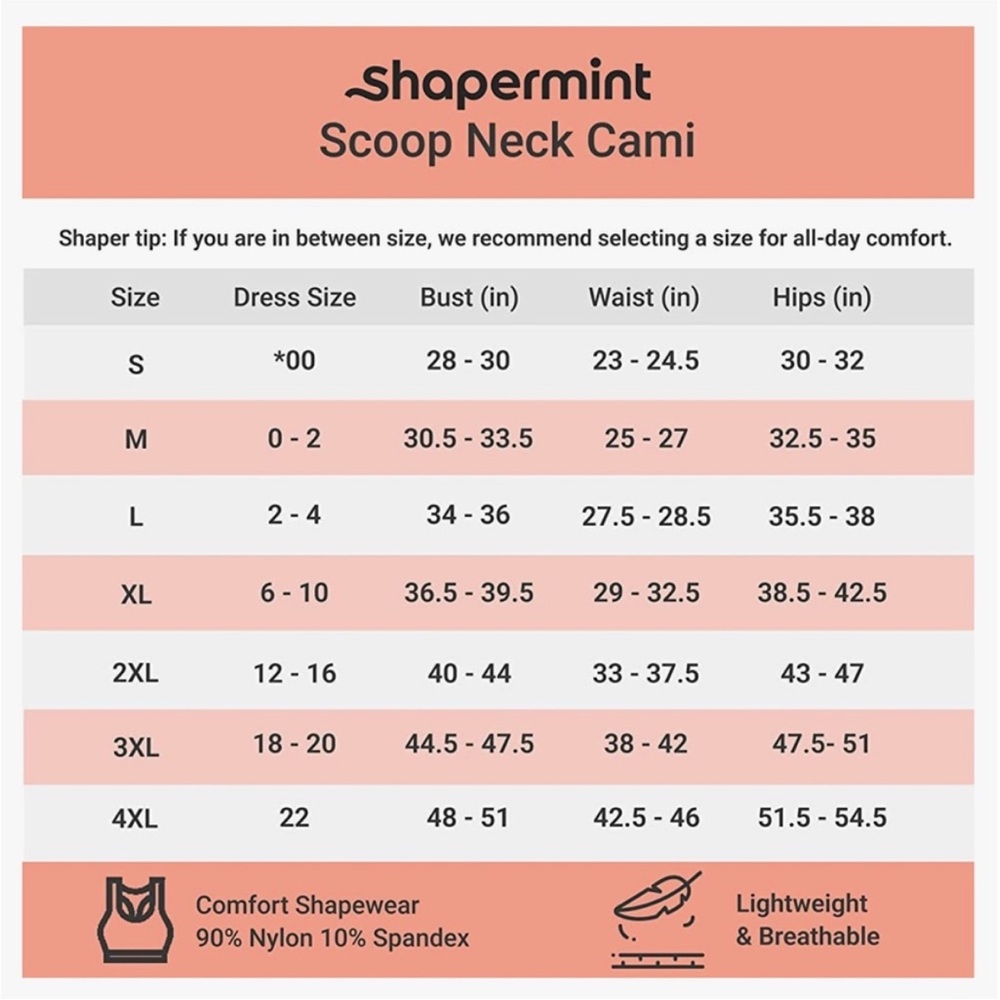 Co Coon.  Shapermint Scoop Neck Cami in Cream - Picture 4 of 5
